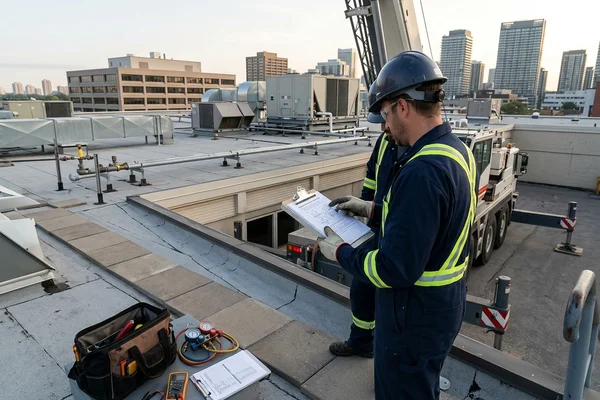 Rigging plan and lift permit before a crane day