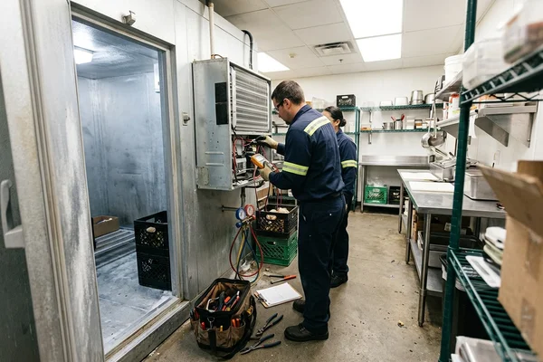 Checking defrost termination and drain heater on a freezer evaporator