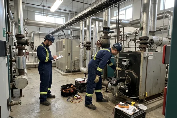 Checking a boiler flame safeguard control